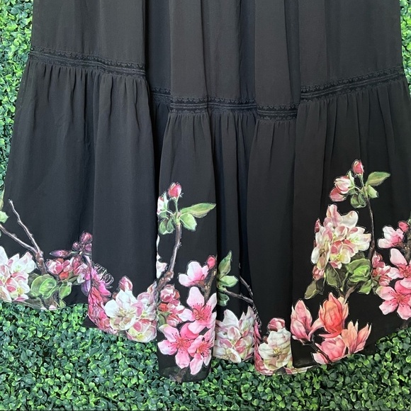 NWT Rococo Sand maxi Silk dress, size Small, gorgeous!! - Picture 4 of 11